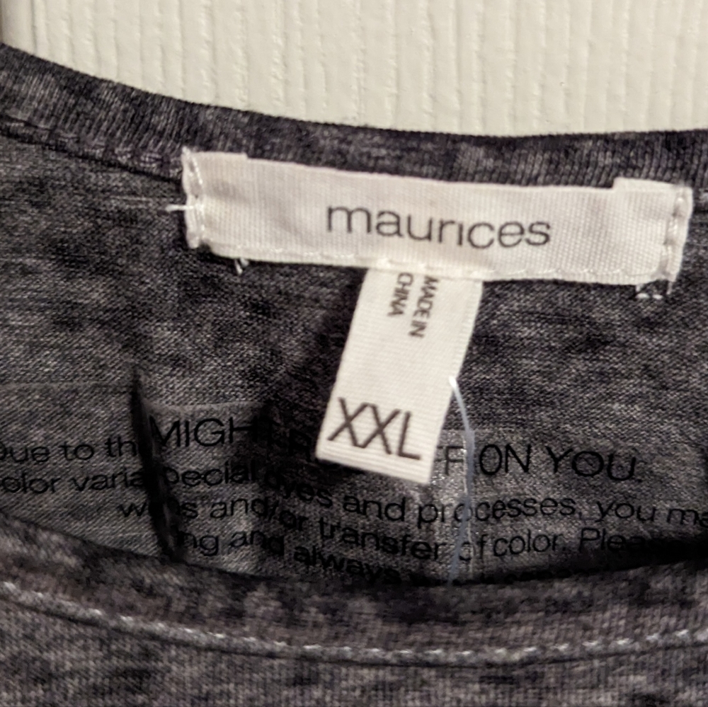 Maurices Road trip sleeveless grey road trip Tshirt size XXL - Picture 5 of 7